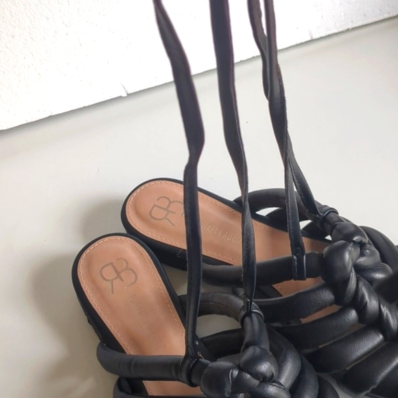 Anthropologie Black Grecian Sandals - Picture 10 of 12